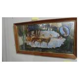 PBR Wildlife 1991 Whitetail Mirror, 15.5" x 28"
