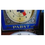 PBR Wall Clock, Lights Up, Top asis, 16" x 12"