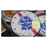 PBR Plastic Rd Battery Clock, 12" Rd