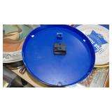 PBR Plastic Rd Battery Clock, 12" Rd
