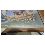 PBR Wildlife Collection 1989 Duck Stamp Mirror, 1st in Series, 14" x 15"