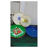 4-Vintage Trays, Troppers,2-PBR, 7up