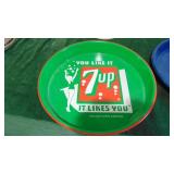 4-Vintage Trays, Troppers,2-PBR, 7up
