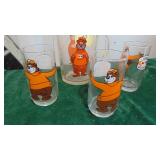 A&W Pitcher and 3 Glasses