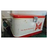 Metal Budweiser Cooler