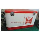 Metal Budweiser Cooler