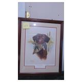 Chocolate Labrador by James H. Kellen, 2013/5000, 23" x 28.5"