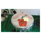 Red Dog Electric Clock, 17" Rd