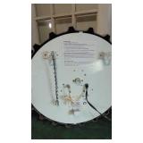 Red Dog Electric Clock, 17" Rd