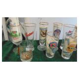 Various New Official Glasses of World Great Breweries