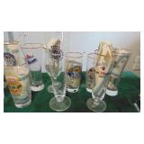 Various New Official Glasses of World Great Breweries