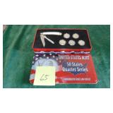 US Quarter Series with Knife