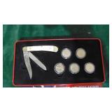 US Quarter Series with Knife