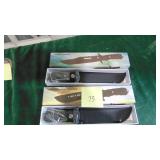 Combat Raider and Suboved Advance Bowie Hunting Knifes