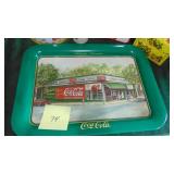 Various Tins and Coke Tray