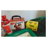 Various Tins and Coke Tray