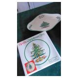 Christmas Lot, 3Pc C&S&Plate and 2 Spode Pcs