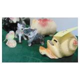 Royal Copley, Pig Bank, Tape Dispenser Snail and Small Animals