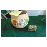 M&M Cookie Jar and Vintage Captain Kidd Bank