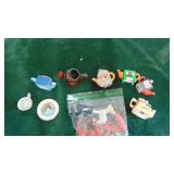 Miniature Teapots, Vintage Toy Animals and Davy Crockett Bowl