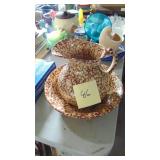 Spongeware Pitcher and Bowl