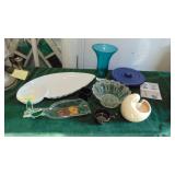 Various Glass and Pottery Items