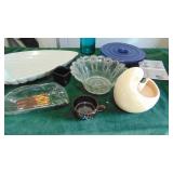 Various Glass and Pottery Items