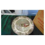 4 Place Setting Johnson Brothers Friendly Village China in Original Box, More in Box