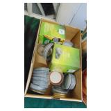 Various Kitchen Items, Zinc Lids