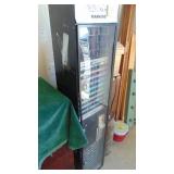 Metal Lockable Cabinet With Key, 62" x 12" x 11"