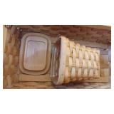 Selection of Baskets, 1-Longberger, Cheese Box and Newer Suitcase Storage Pc