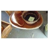 Selection of Baskets, 1-Longberger, Cheese Box and Newer Suitcase Storage Pc