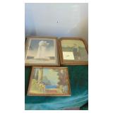 Selection of Vintage Prints in Frames