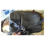 Small Vintage Olive Green Ladies Jacket and Brand New Giani Bernini Leather Purse