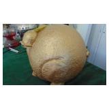 Large Gold Plastic Piggy Bank