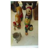 2-Nesting Doll Sets and Monkey Toothpick Holder