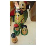 2-Nesting Doll Sets and Monkey Toothpick Holder