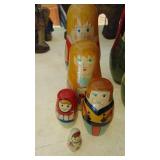 2-Nesting Doll Sets and Monkey Toothpick Holder