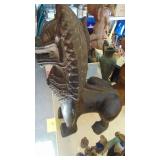 21" Foo Dog Guardian Lion Sculpture