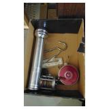 7-Reels, 3-Empty Boxes and Vintage Flashlight