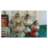 Various Oil Lamps