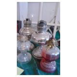 Various Oil Lamps