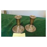 Sterling Weighted Candle Holders
