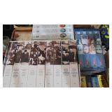 Selection of VHS and CD