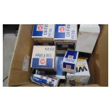 Oil Filters, 7-New Bottles of Oil and Old Road Magazines