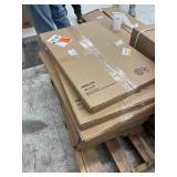 *Pallet of 10* (24 IN. X 14 IN. Espresso Wood Shelves)