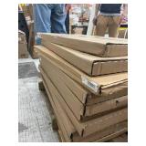 *Pallet of 10* (24 IN. X 14 IN. Espresso Wood Shelves)