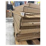 *Pallet of 10* (24 IN. X 14 IN. Espresso Wood Shelves)