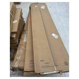 *Pallet of 3* (14 in. x 72 in. Classic White Wood Vertical Panels (2-Pack))