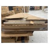 *Pallet of 3* (14 in. x 72 in. Classic White Wood Vertical Panels (2-Pack))